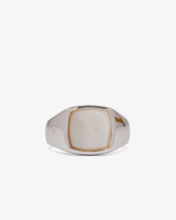 Tom Wood - Kay Ring White Mop - (Silver)