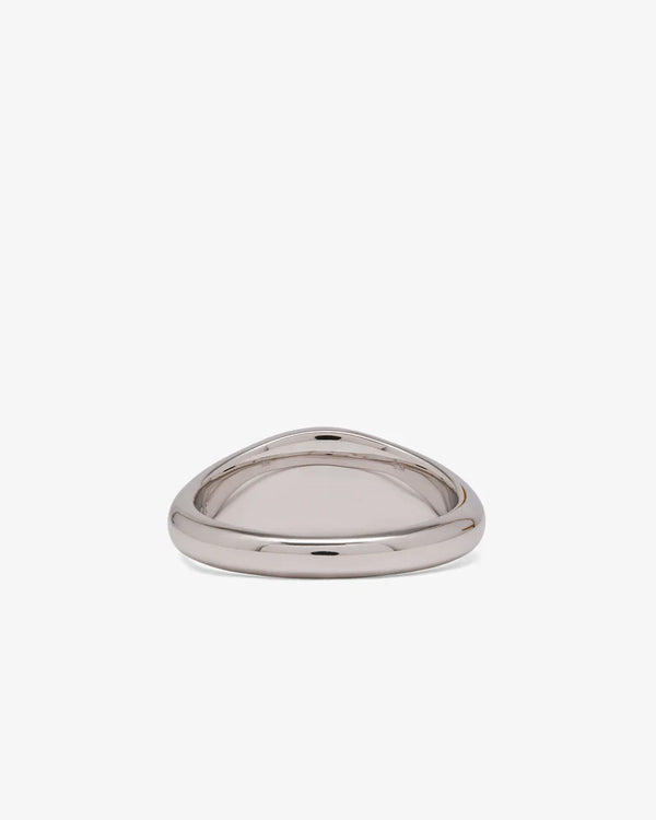 Tom Wood_Tom Wood - Joe Ring White Mother Of Pearl - (Sterling Silver)_RINGS