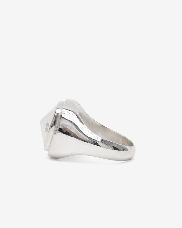 Bunney_Bunney - Stud Cushion Signet - (Silver)_RINGS