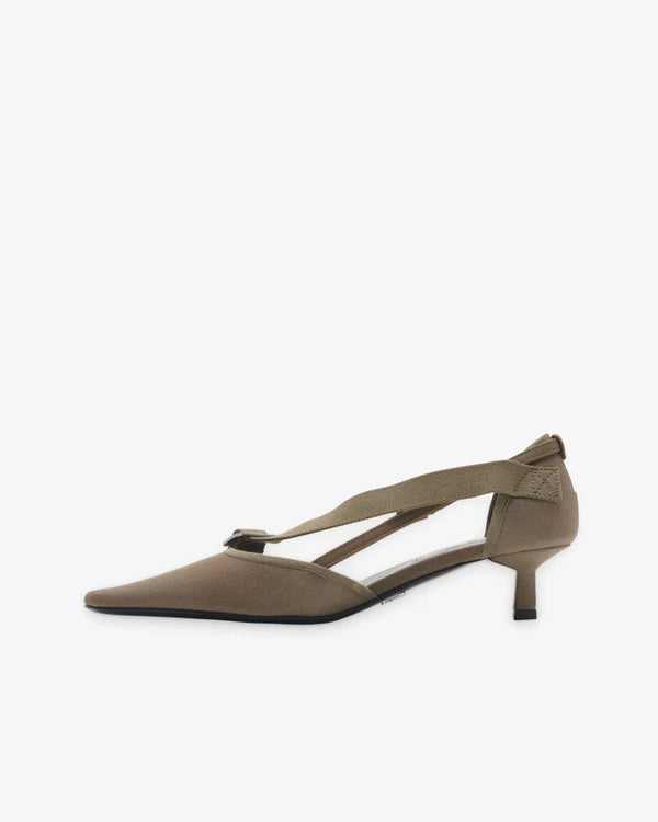 Prada - Women's Canapa Decollete - (Khaki)