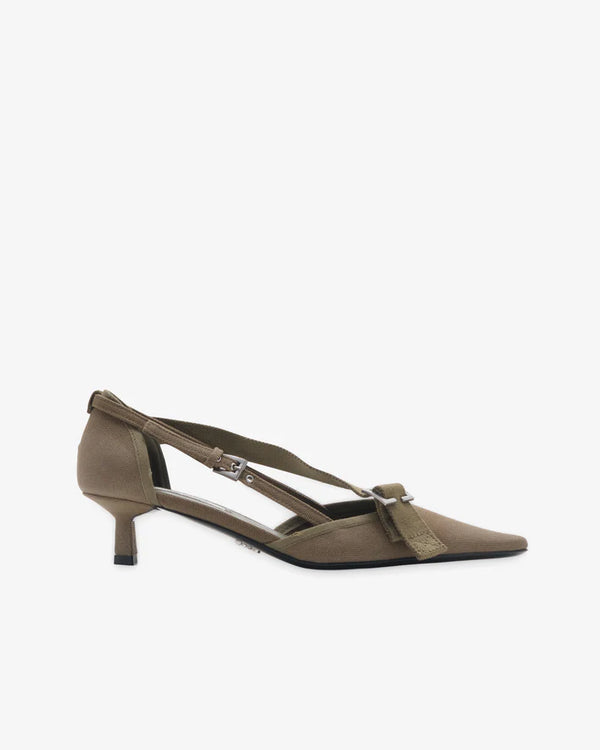 Prada - Women's Canapa Decollete - (Khaki)