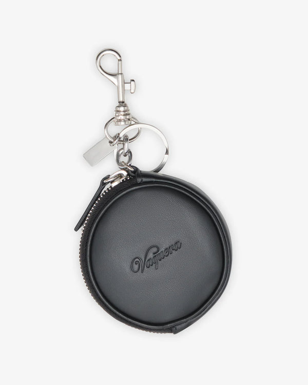Vaquera_VAQUERA - Women's Trompe L'Oeil Coin Purse Leather - (Black)_COIN POUCHES