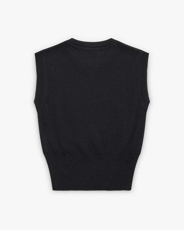 Vaquera_VAQUERA - Women's Crown Vest Knit - (Black)_VESTS