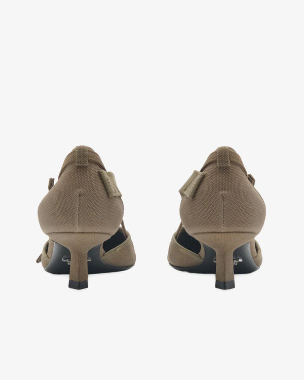 Prada - Women's Canapa Decollete - (Khaki)