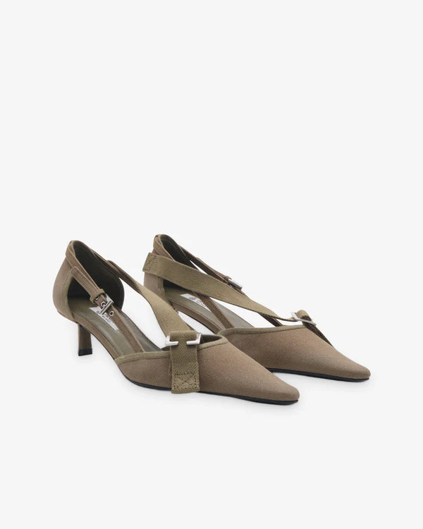 Prada - Women's Canapa Decollete - (Khaki)