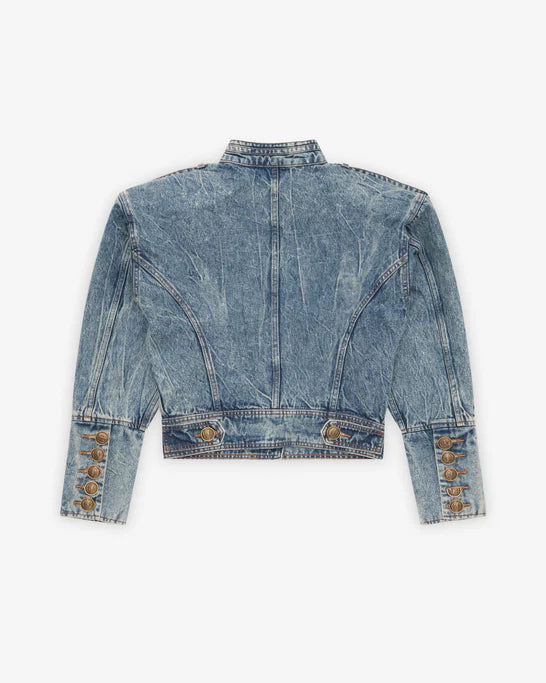 Vaquera_VAQUERA - Women's Napoleon Jacket Woven - (Blue)_JACKETS
