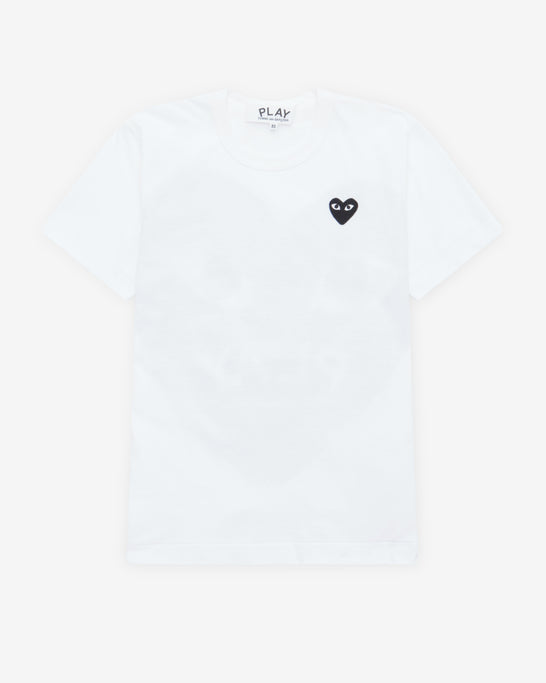 Play - Black Heart T-Shirt - (White)