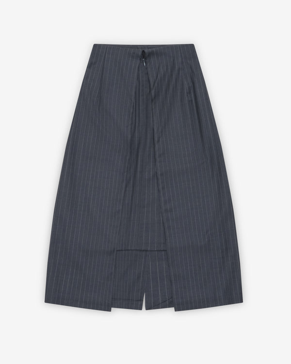 LITKOVSKA - Women's Layered Midi Skirt - (Grey)