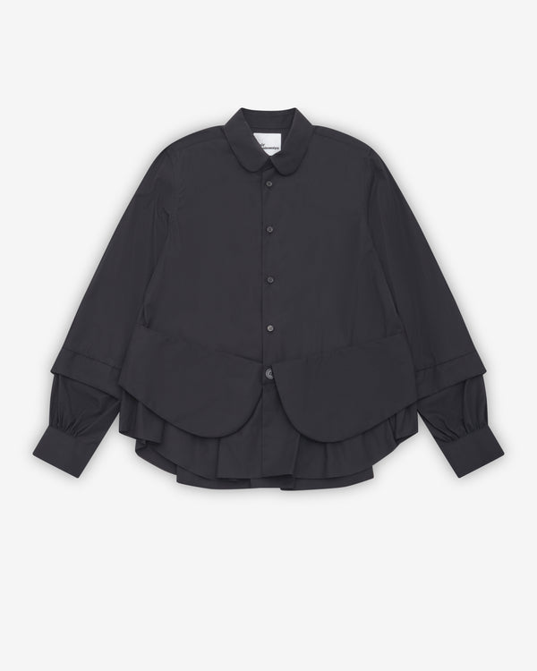 Noir Kei Ninomiya - Women's Ls Blouse With Front Flap - (Black)