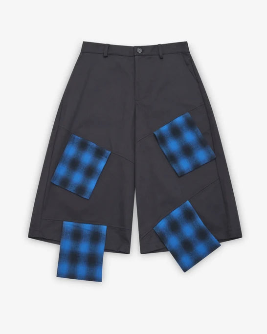 WESTFALL - Men's 3/4 Hang Flannel Patch Pant - (Black)