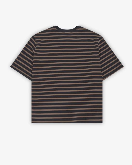 WESTFALL - Men's Striped Patch T-Shirt - (Stripes)