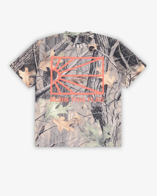 RASSVET - Men's Borders Camo Tee Shirt Knit - (Green) AW26 PACC19T017-AW26-1