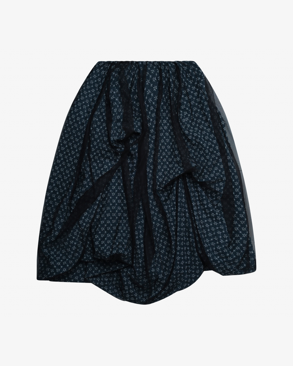 PAULINE DUJANCOURT - Women's Eli Embroidered Chiffon Tulle Skirt  - (Green)