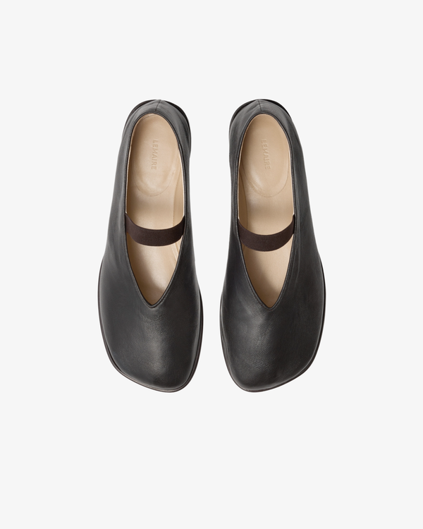 Lemaire_Lemaire - Women's Glove Ballerina - (Dark Brown)_FLAT SHOES