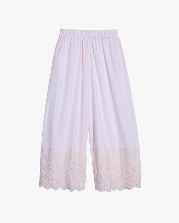 Simone Rocha_SIMONE ROCHA - Women's Cropped Trim Easy Trousers - (Pink)_PANTS