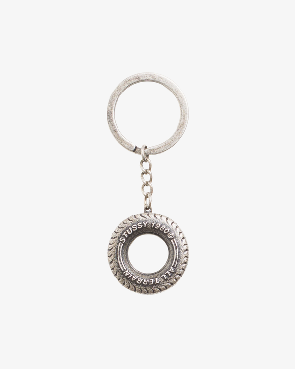 Stüssy -  Men's Tire Keychain - (Silver)