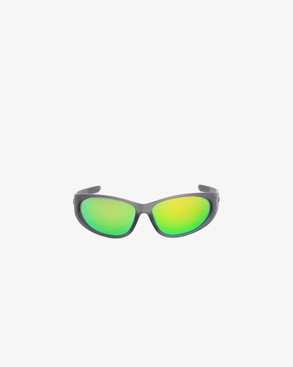 Stüssy -  Adrian Sunglasses - (Frost Grey/Green Mirror)