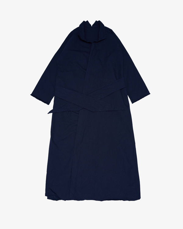 DANIELA GREGIS - Women's Washed Spicchi Colletto Coat - (Navy)