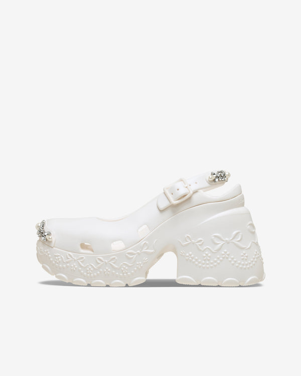Simone Rocha_Crocs - Women's Simone Rocha Ballerina Platform - (Oyster)_HEELS