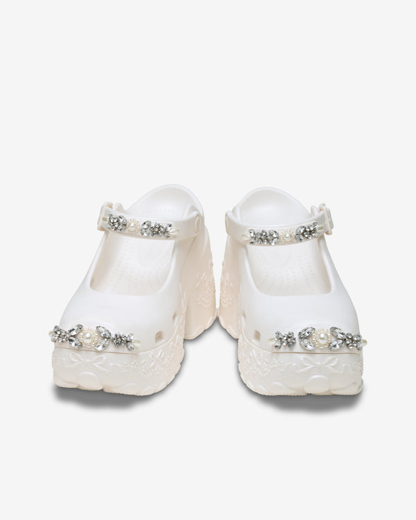 Simone Rocha_Crocs - Women's Simone Rocha Ballerina Platform - (Oyster)_HEELS