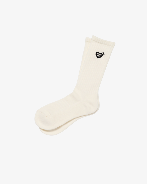 HUMAN MADE  - Men's Pile Socks - (White)