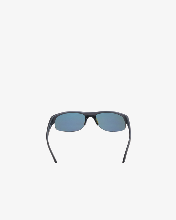 Stüssy - Hiro Sunglasses - (Frost Black/Blue Mirror)