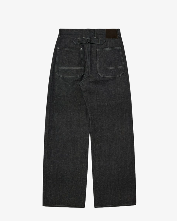Taiga Takahashi_Taiga Takahashi - Men's Lot 717 Damaged Painter Pants - (Indigo)_PANTS