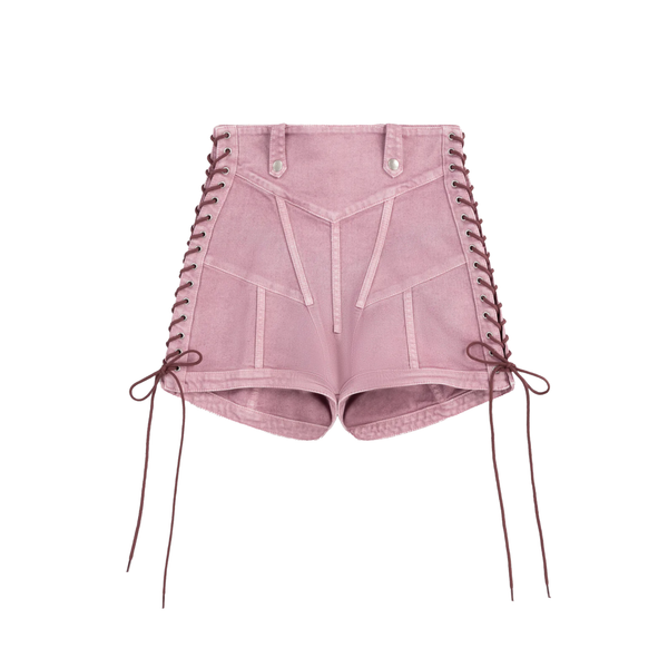 Jean Paul Gaultier - KNWLS Women's Lace Up Shorts - (LILAC)