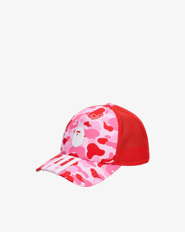Adidas - Men's Trucker Cap Bape - (Pink)