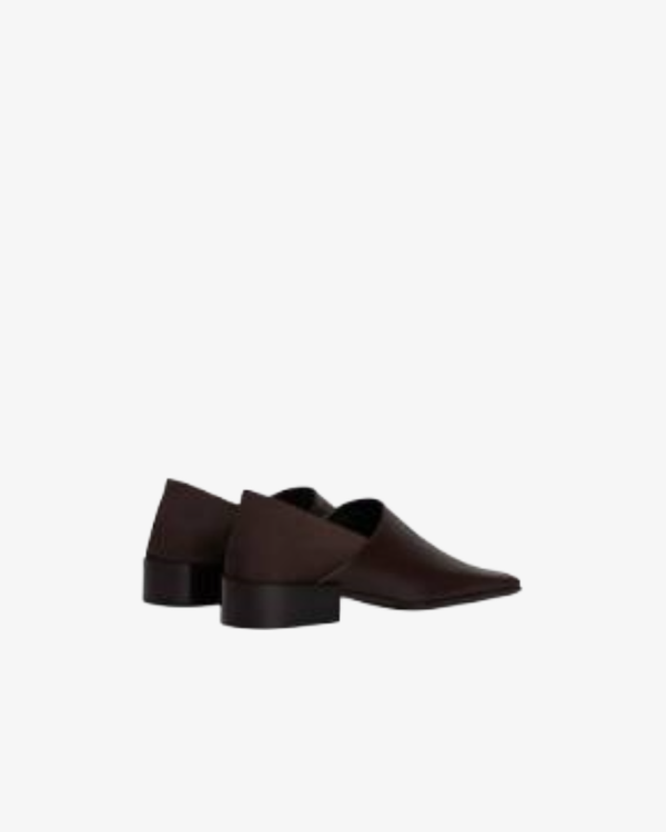 Azzedine Alaia_ALAÏA - Women's Square Slippers - (Brown730)_FLAT SHOES