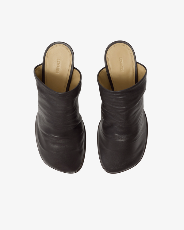 Lemaire_Lemaire - Women's Glove Mules - (Dark Brown)_HEELS