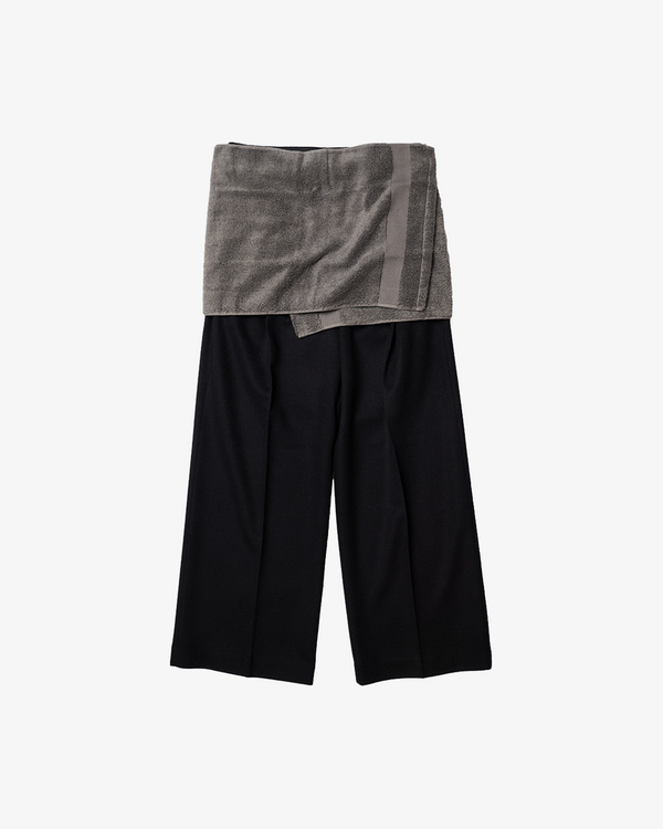 Doublet - Men's Onsen Towel Trousers - (Black) AW24 24AW01PT275