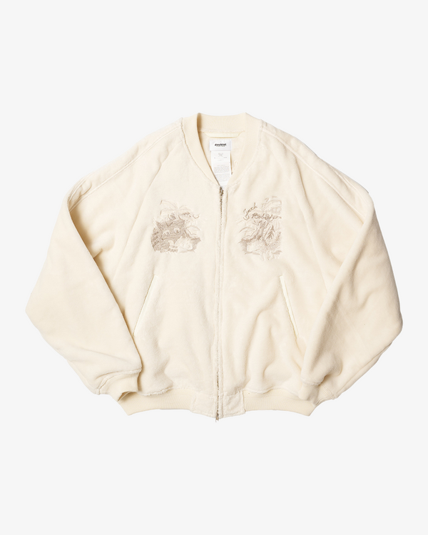 Doublet - Men's Chaos Embroidery "Spa"Venier Jacket - (Off-White) AW24 24AW08BL193