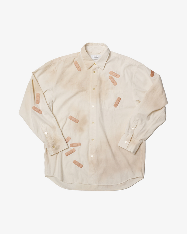 Doublet - Men's Bandage Embroidery Shirt - (White) AW24 24AW21SH151