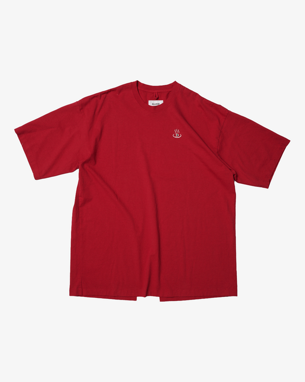 Doublet - Men's Onsen Noren T-Shirt - (Red) AW24 24AW39CS342