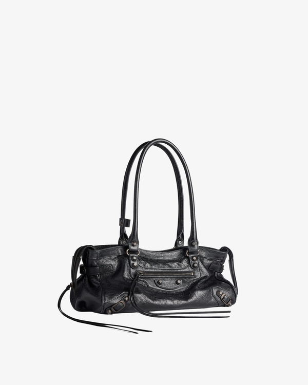 Balenciaga_Balenciaga - Women's Le City Bag East - (Black1000)_HANDBAGS
