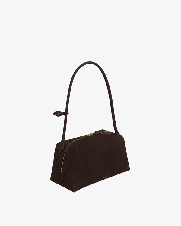 Azzedine Alaia_ALAÏA - Women's Le Bouledogue Bag - (Brown733)_TOP HANDLE
