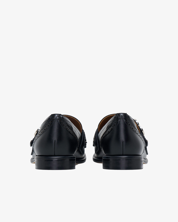 Shu Shu Tong_SHUSHU/TONG - Women's Slanted Square-Toe Loafers - (Black Ba100)_SHOES