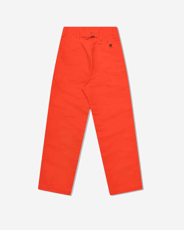 Junya Watanabe Man_Junya Watanabe Man  - Men's Cotton Satin Trousers - (Orange)_PANTS