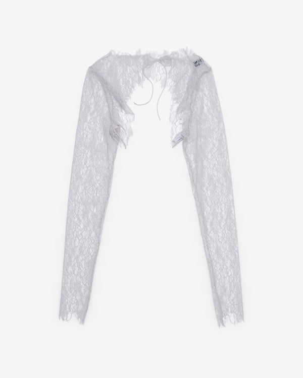 PAULINE DUJANCOURT_PAULINE DUJANCOURT - Women's Seagull Lace Bolero - (White)_KNIT TOPS