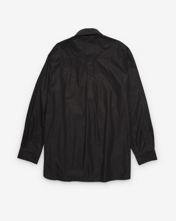 Simone Rocha_SIMONE ROCHA - Men's Frill Flower Easy Shirt - (Black)_SHIRTS