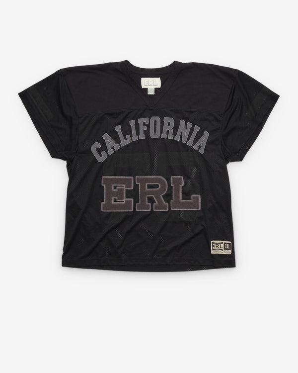 ERL - Men's Mesh Football Tee Knit - (Black)