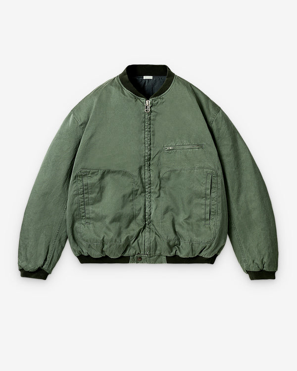 A.Presse - Vintage Silk Air Force Jacket - (Green)