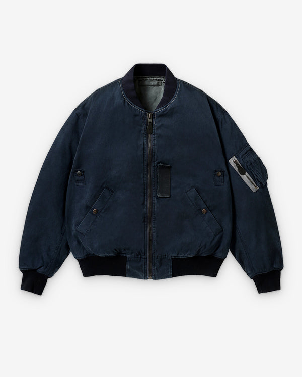 A.Presse - Vintage B-15C Flight Jacket - (Navy/Gray)