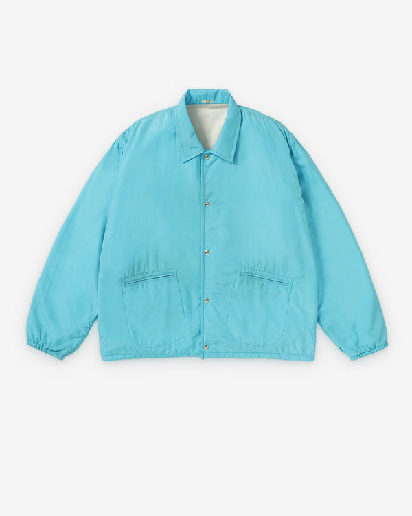 A.Presse - Vintage Washed Silk Taffeta Coach Jacket - (Blue)