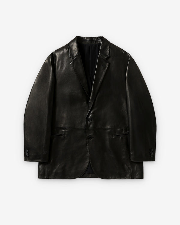 A.Presse - Leather Tailored Jacket - (Black)
