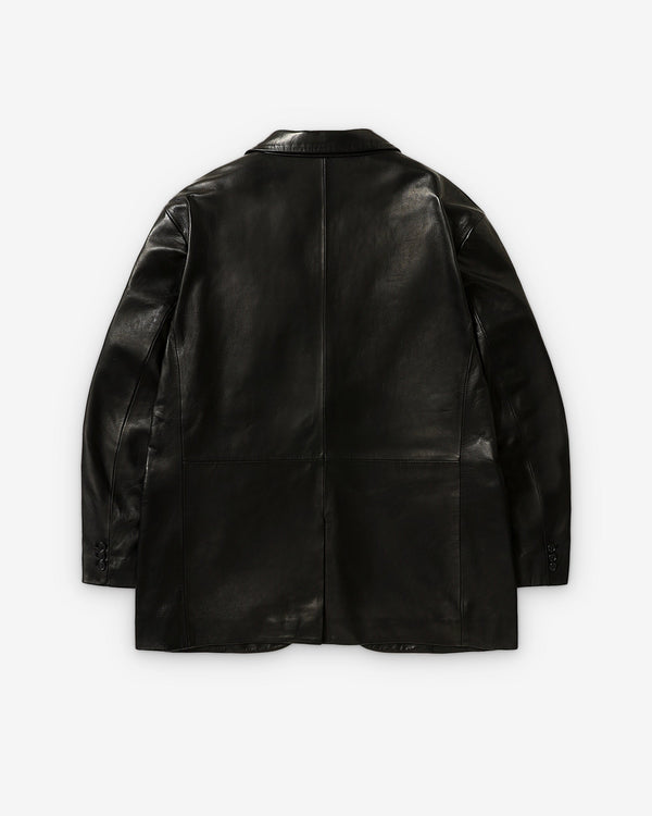 A.Presse - Leather Tailored Jacket - (Black)