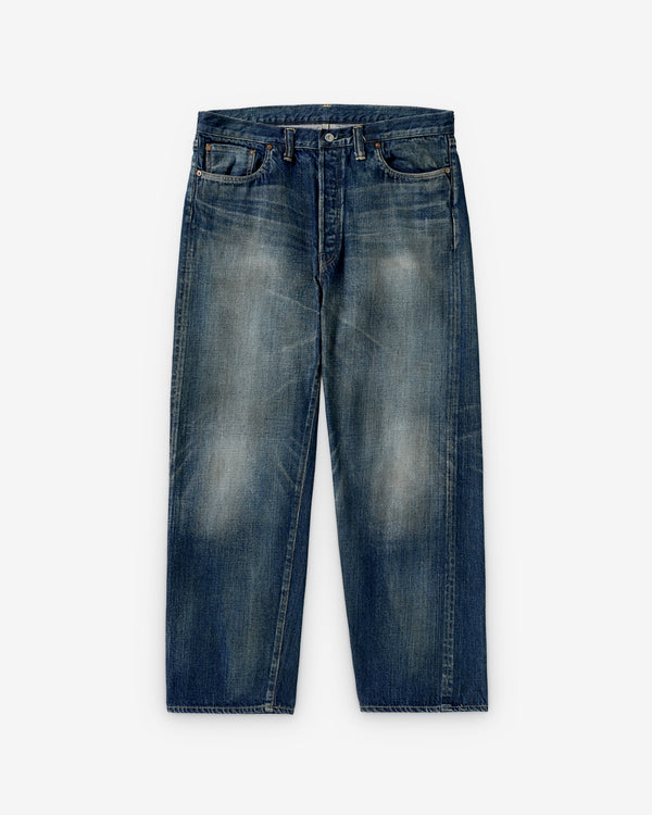 A.Presse - Vintage Washed Straight Denim Pants - (Indigo)