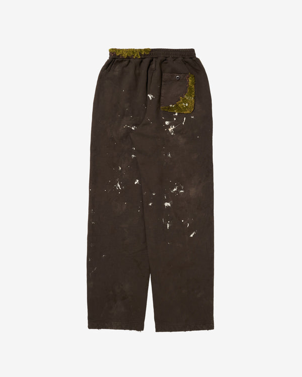 Doublet_Doublet - Men's Moss-Grown Embroidery Sweat Pants - (Brown)_SWEATPANTS