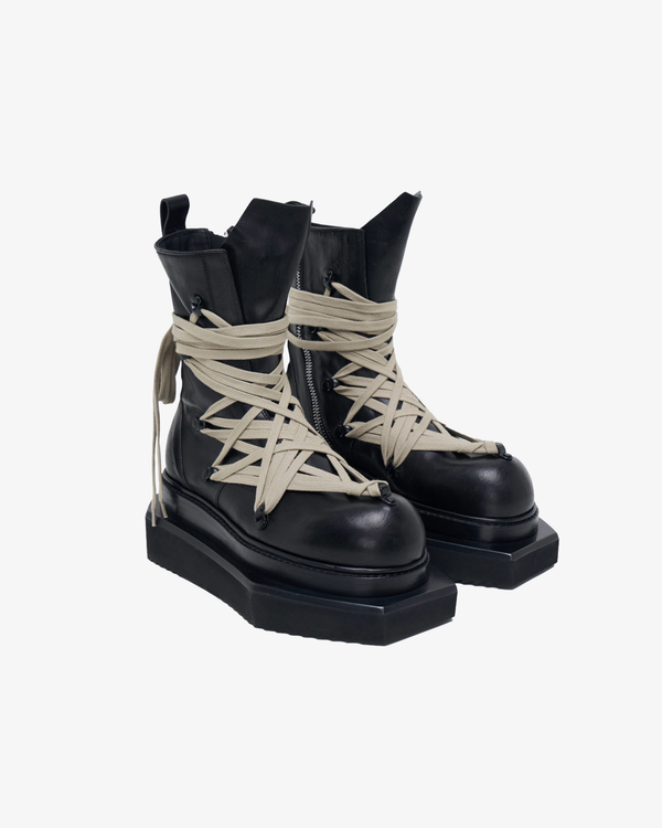 Rick Owens_Rick Owens - Men's Megalace Turbo Cyclops - (Black09)_BOOTS